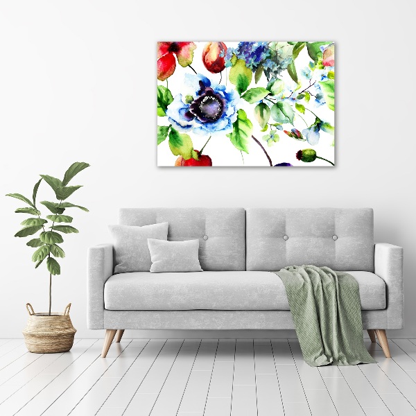 Canvas wall art Spring flowers