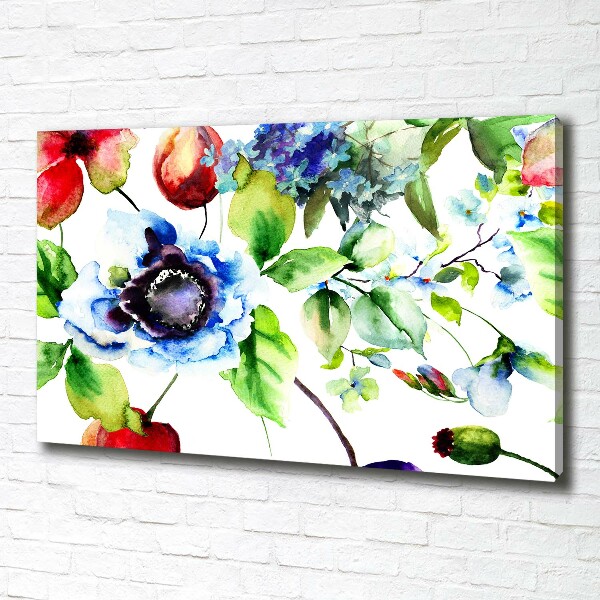 Canvas wall art Spring flowers