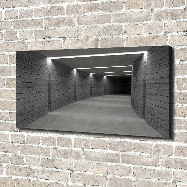 Canvas wall art Concrete tunnel