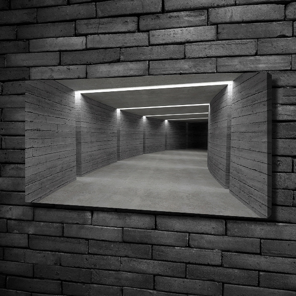 Canvas wall art Concrete tunnel