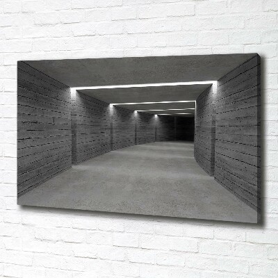 Canvas wall art Concrete tunnel