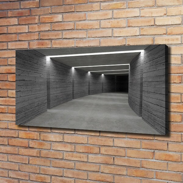 Canvas wall art Concrete tunnel