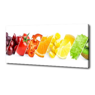 Canvas wall art Fruits and vegetables