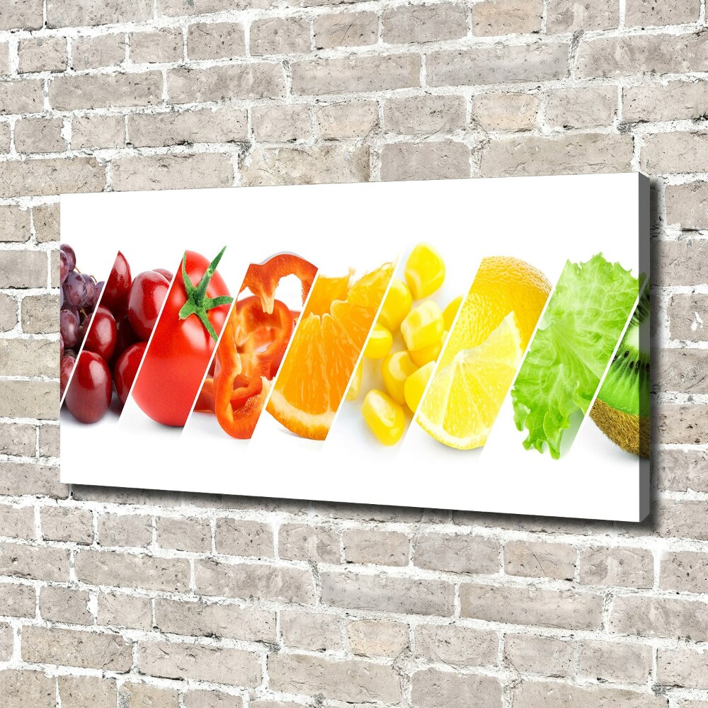 Canvas wall art Fruits and vegetables