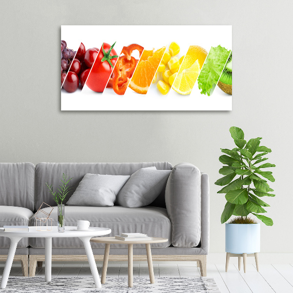 Canvas wall art Fruits and vegetables