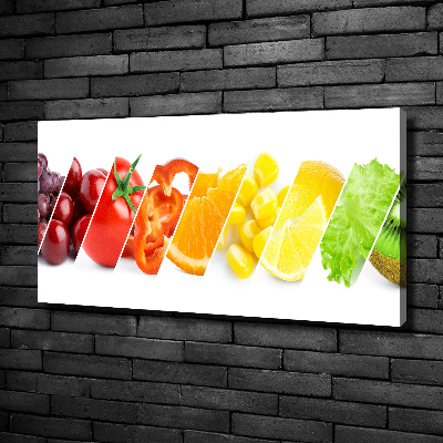 Canvas wall art Fruits and vegetables