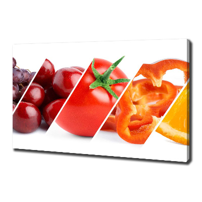 Canvas wall art Fruits and vegetables