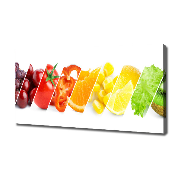 Canvas wall art Fruits and vegetables