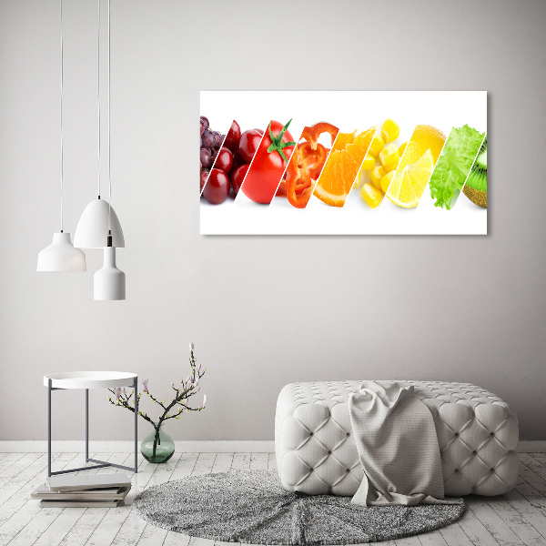 Canvas wall art Fruits and vegetables