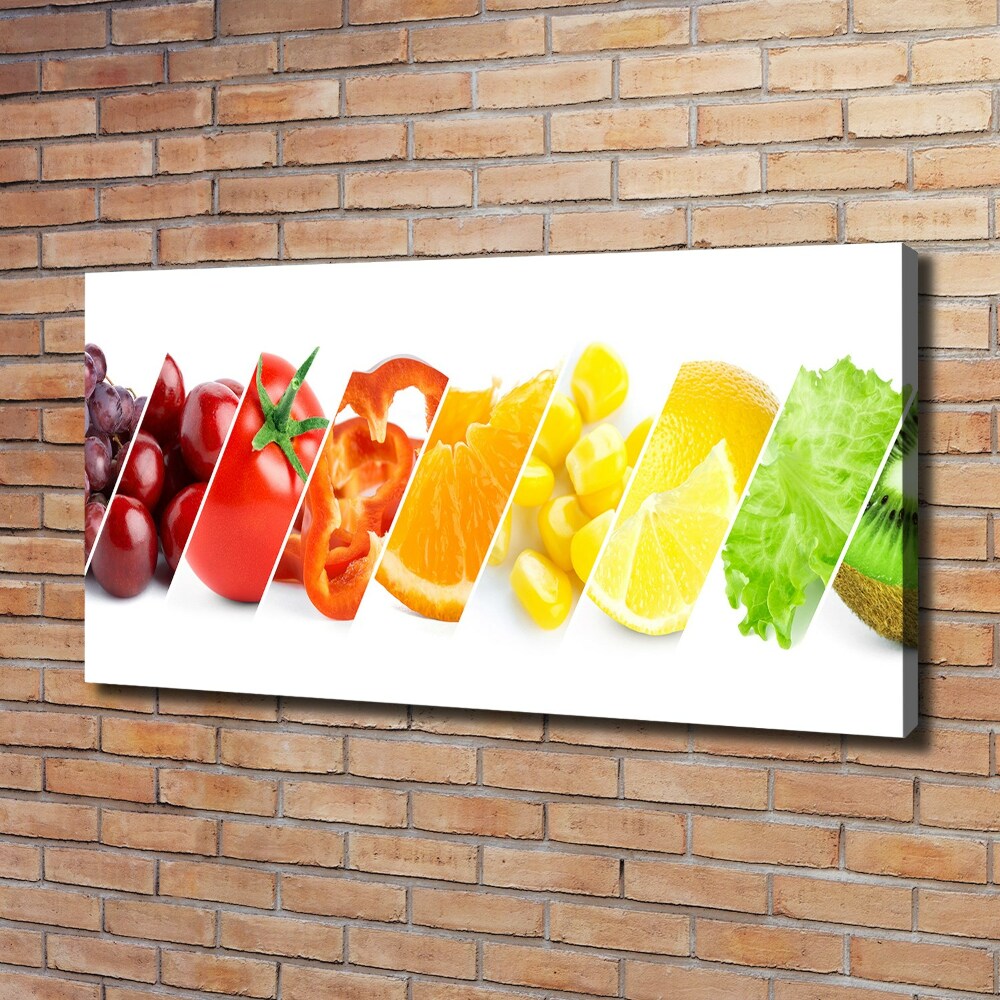 Canvas wall art Fruits and vegetables