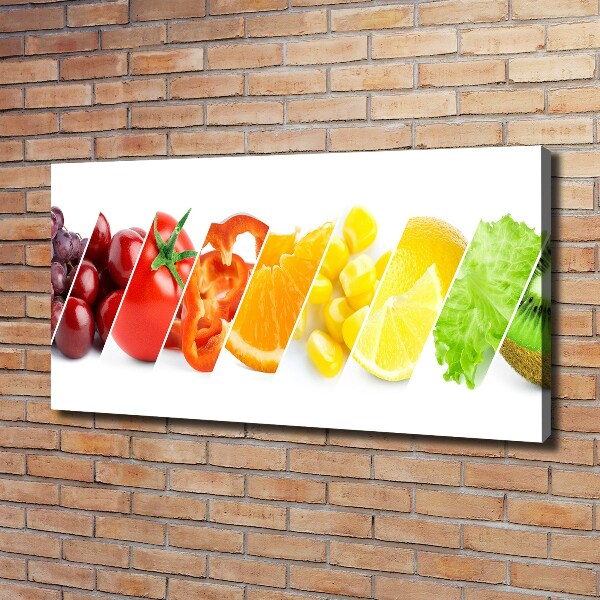 Canvas wall art Fruits and vegetables