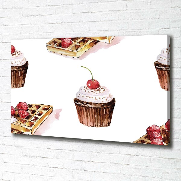 Canvas wall art Dessert