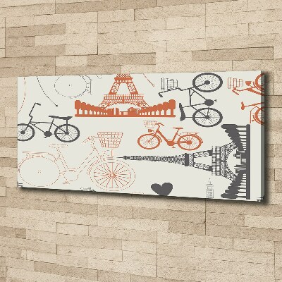 Canvas wall art Symbols of France