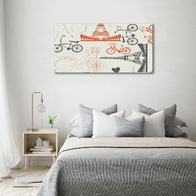 Canvas wall art Symbols of France