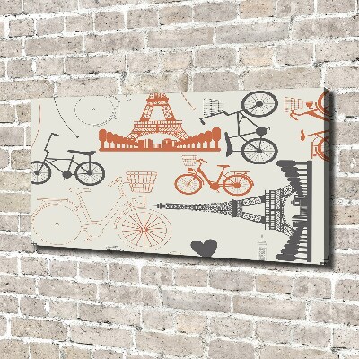 Canvas wall art Symbols of France