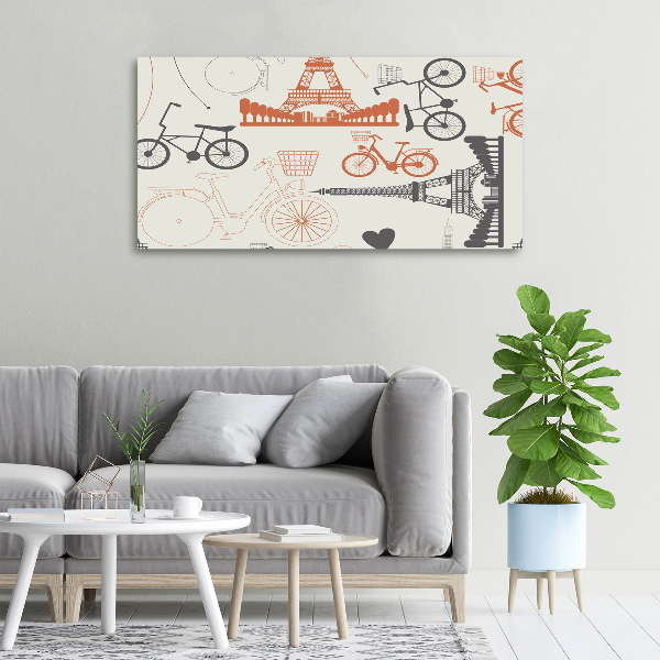 Canvas wall art Symbols of France