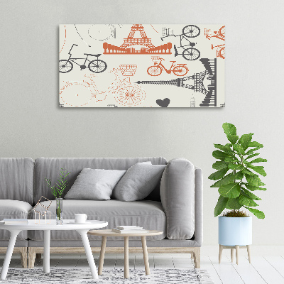 Canvas wall art Symbols of France