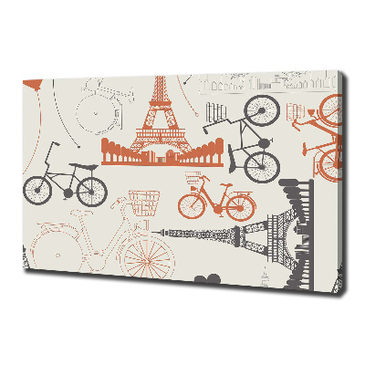 Canvas wall art Symbols of France