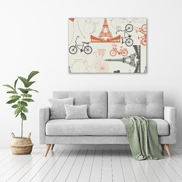 Canvas wall art Symbols of France