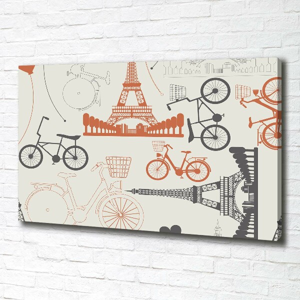 Canvas wall art Symbols of France