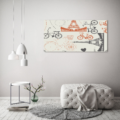 Canvas wall art Symbols of France