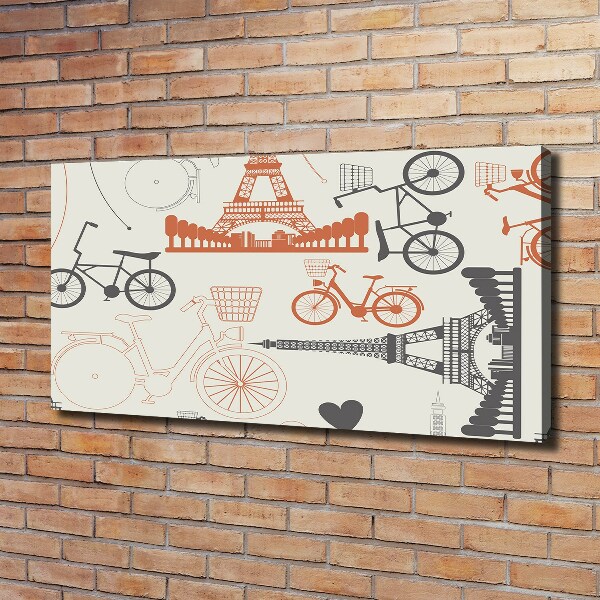 Canvas wall art Symbols of France