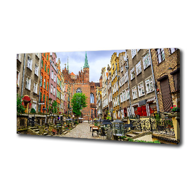 Canvas wall art Gdańsk Poland