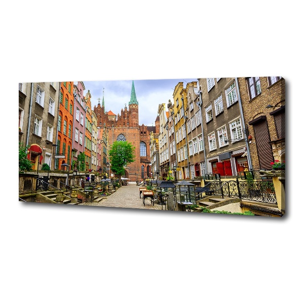 Canvas wall art Gdańsk Poland