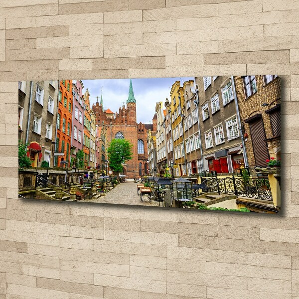 Canvas wall art Gdańsk Poland