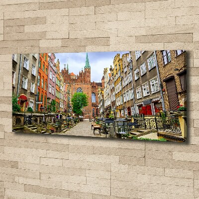 Canvas wall art Gdańsk Poland