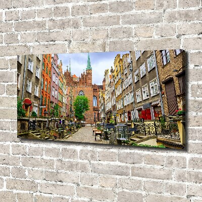 Canvas wall art Gdańsk Poland