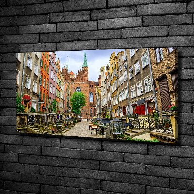 Canvas wall art Gdańsk Poland