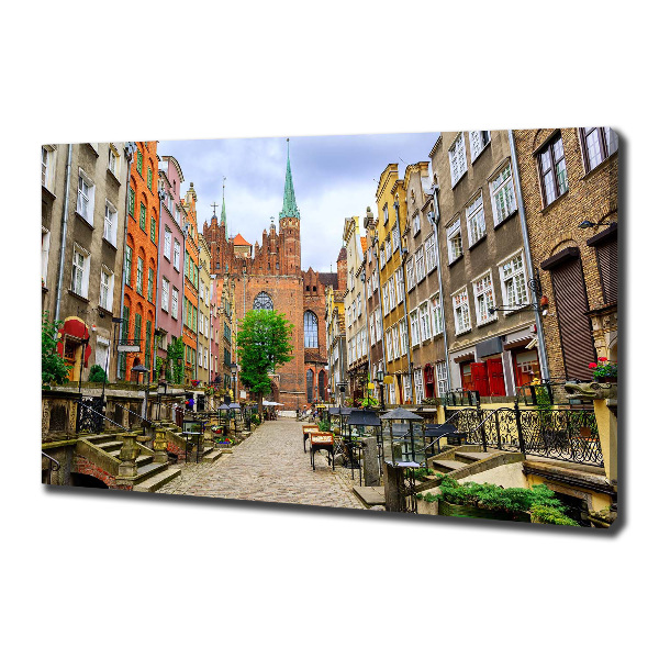 Canvas wall art Gdańsk Poland