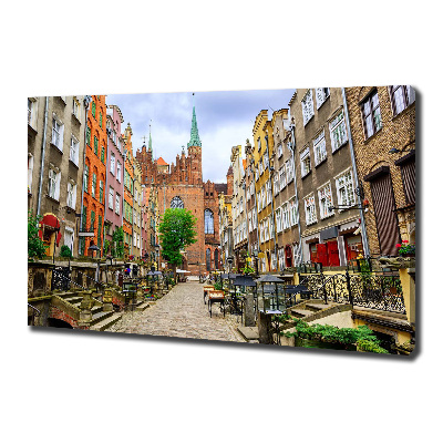 Canvas wall art Gdańsk Poland