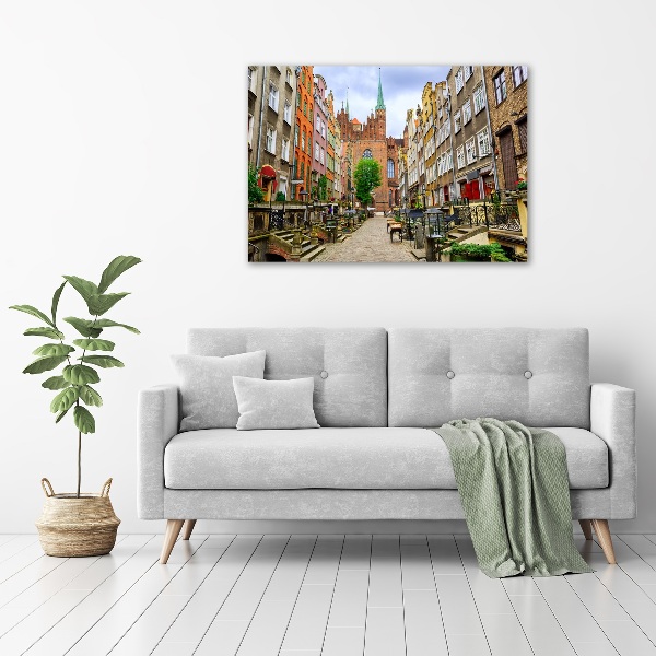 Canvas wall art Gdańsk Poland