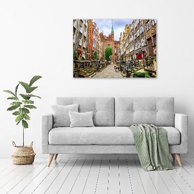 Canvas wall art Gdańsk Poland