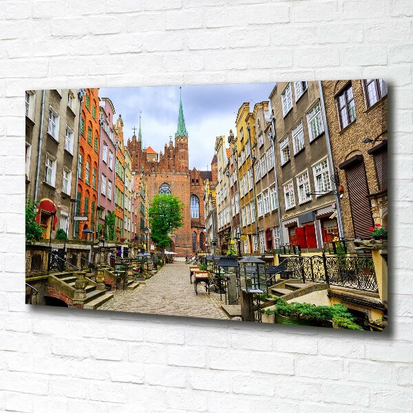 Canvas wall art Gdańsk Poland