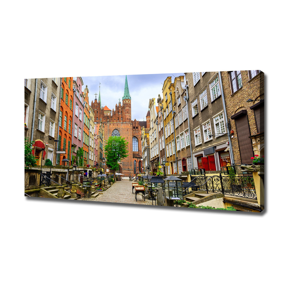 Canvas wall art Gdańsk Poland