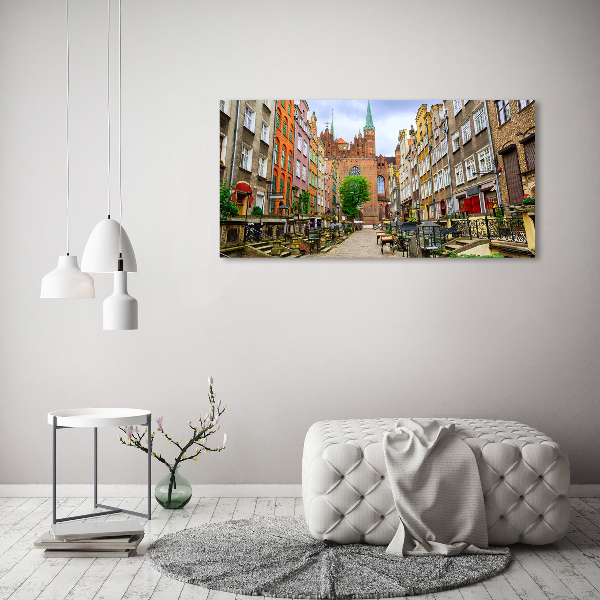 Canvas wall art Gdańsk Poland