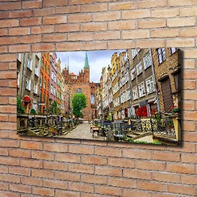 Canvas wall art Gdańsk Poland