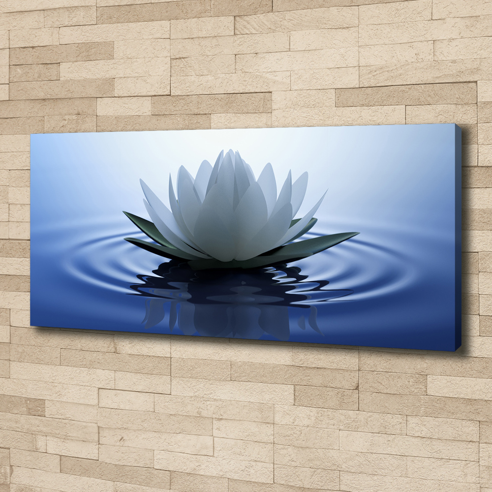 Canvas wall art water lily