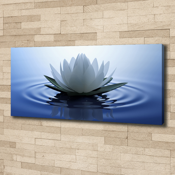 Canvas wall art water lily