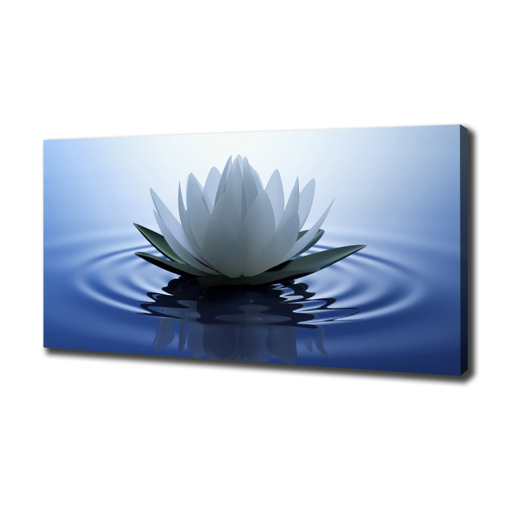 Canvas wall art water lily