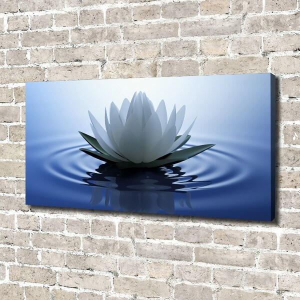 Canvas wall art water lily