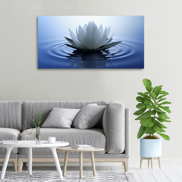 Canvas wall art water lily