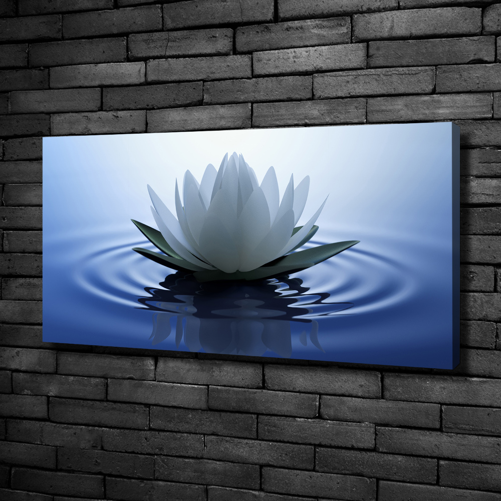 Canvas wall art water lily