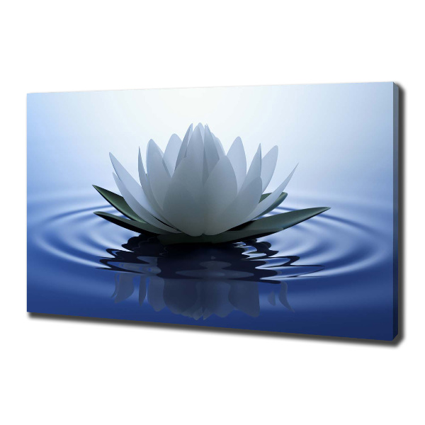 Canvas wall art water lily