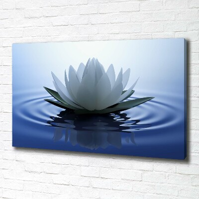 Canvas wall art water lily