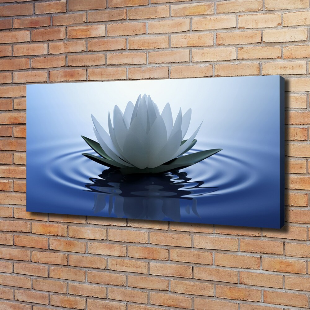 Canvas wall art water lily