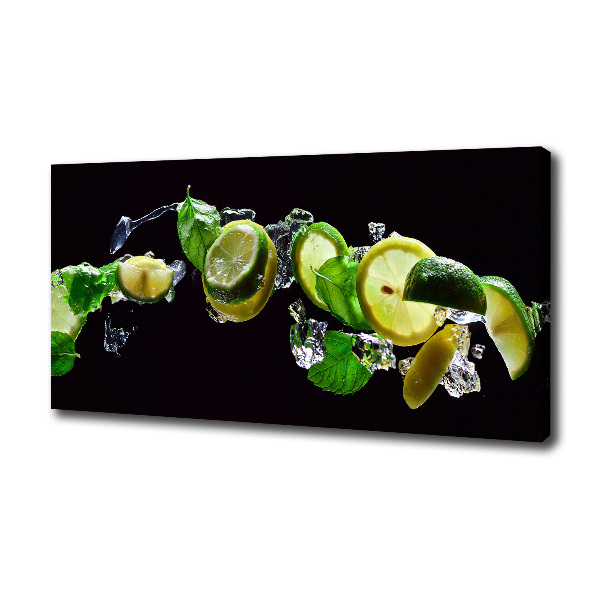 Canvas wall art Lime and lemon